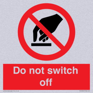 Do not switch off 